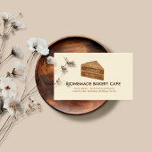 Cake Maker Cookie Wedding Verjaardag Bakkerij Mini Visitekaartje