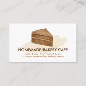 Cake Maker Cookies Trouwverjaardag Bakkerij Minima Visitekaartje (Voorkant)