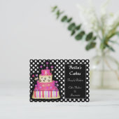 Cake makers visitekaartjes (Staand voorkant)