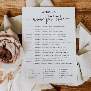 Cake Match Vrijgezellenfeest Spelletjes Party Acti Kaart