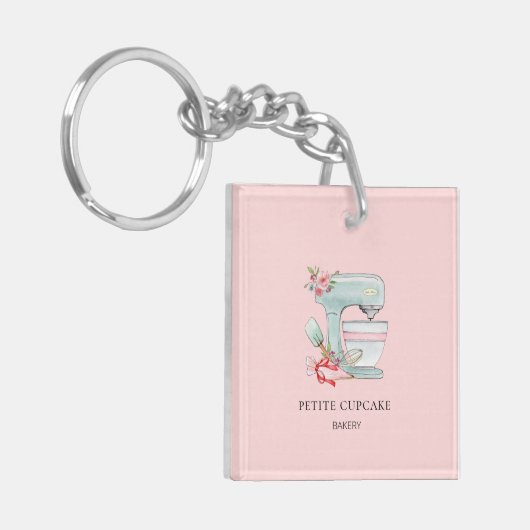 Cake mIxer Bakery business Sleutelhanger (Voorkant Links)