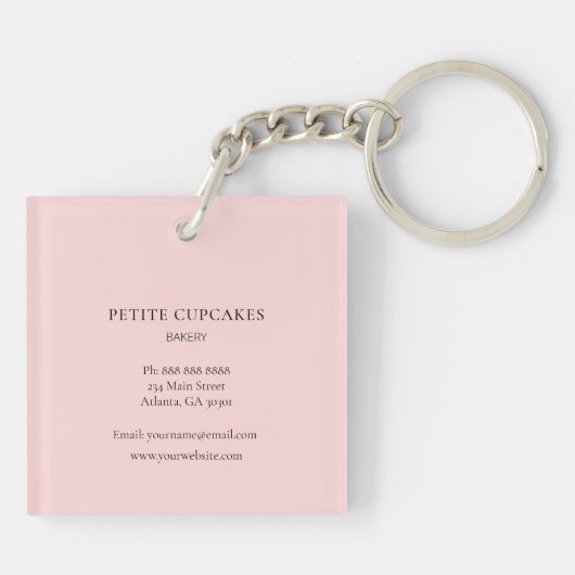 Cake mIxer Bakery business Sleutelhanger (Achterkant)