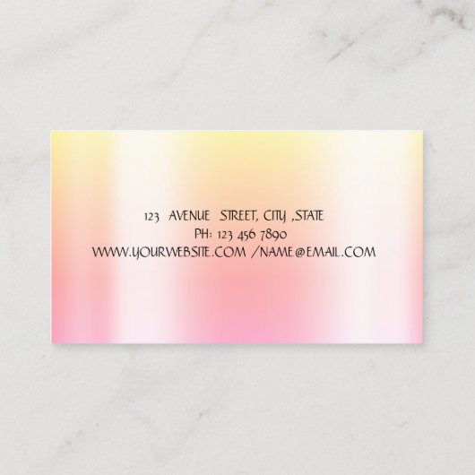 Cake Mixer Bloemen Glitter Druppelt Zwart Visitekaartje (Achterkant)