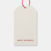  Cake mixer Holiday Bakers van wit Cadeaulabel (Achterkant)