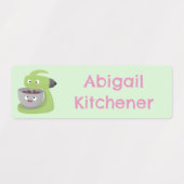 Cake mixer keukenapparaat cartoon gepersonaliseerd labels (Design 2)