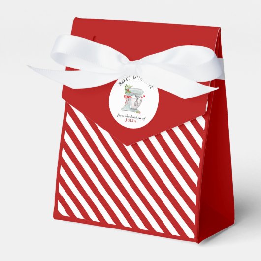 Cake Mixer met liefdesbox Bedankdoosjes (Voorkant Zijde)