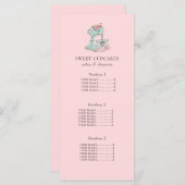 Cake Mixer Roze Bakery Menu (Voorkant / Achterkant)