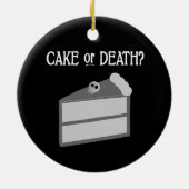 Cake of Death? Keramisch Ornament (Achterkant)