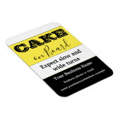 Cake on board Car Magnet Magneet (Rechterzijde)