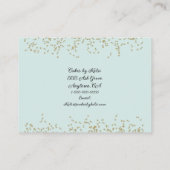 Cake Ontwerper Visitekaartje (Achterkant)