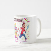 Cake Over Cardio Grappige Verjaardag Koffiemok (Voorkant rechts)