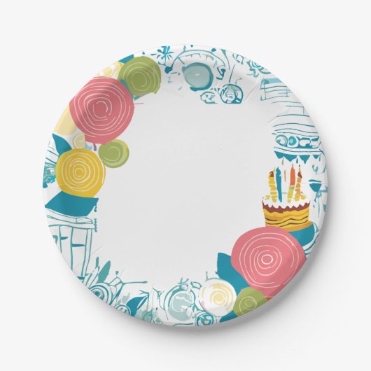 cake papieren bordje (Voorkant)