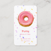 CAKE PATISSERIE CUPCAKE BAKERY DONUT QR CODE VISITEKAARTJE (Voorkant)