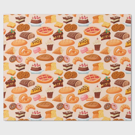 Cake Pattern Cadeaupapier (Vlak)
