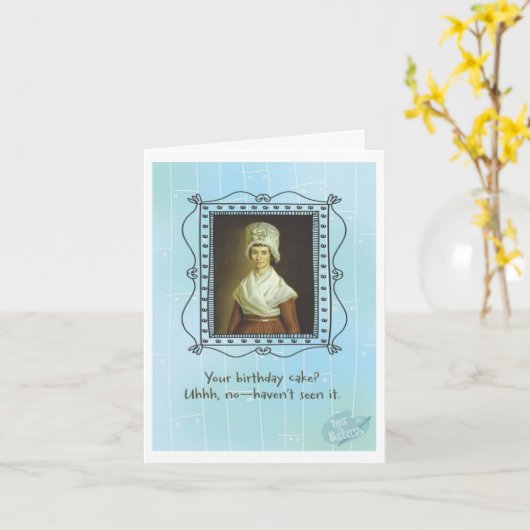 CAKE PET VERJAARDAG KAART (Gele Bloem)