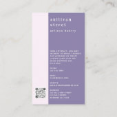 Cake Photo Artisan Bakery Visitekaartje (Achterkant)