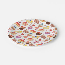 Cake Pies Cupcakes Deserts Galore Papieren Bordje