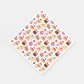 Cake Pies Cupcakes Deserts Galore Servet (Hoek)