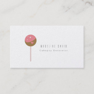 Cake Pop Cookie Bakken Cake Decorateur  Visitekaartje