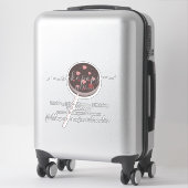 Cake Pop Cookie Logo Bakkerij Bedrijfsauto Sticker (Koffer)