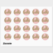 Cake Pop Ice Cream Homemade Baking Sweets Bakery Ronde Sticker (Vel)