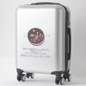 Cake Pop Koekjes Logo Bakkerij Bedrijfs Auto Stick Sticker (Koffer)