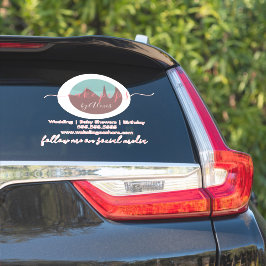Cake Pop Logo Bakkerij Bedrijfsauto Sticker
