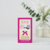 Cake Pop Stippen Visitekaartje (Staand voorkant)