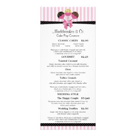 Cake Poppen Bakkerij Custom Reclamekaart