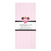 Cake Poppen Bakkerij Custom Reclamekaart (Achterkant)