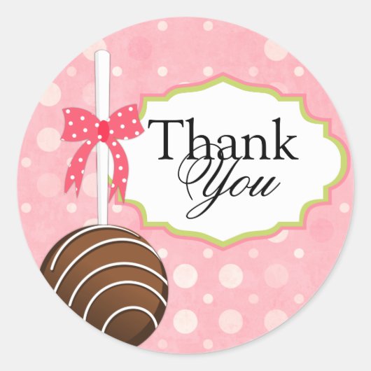 Cake Poppen Bakkerij Dank u zegels (Voorkant)