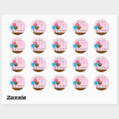 Cake Poppen Bakkerij Sticker (Vel)