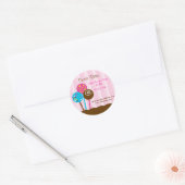 Cake Poppen Bakkerij Sticker (Envelop)