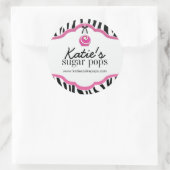 Cake Poppen Bakkerij Verpakking Stickers (Tas)