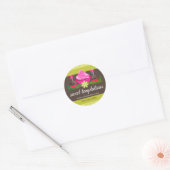Cake Poppen Cookie en Cupcake Bakkerij Box Seals Ronde Sticker (Envelop)