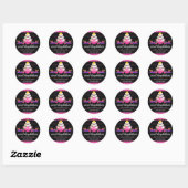 Cake Poppen Cupcake Bakkerij Box Seals Ronde Sticker (Vel)
