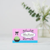Cake Poppen Desserts Bakery Visitekaartje (Staand voorkant)