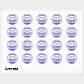 Cake Poppen Desserts Bakkerij Ronde Sticker (Vel)