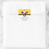 Cake Poppen Gele Stickers (Tas)