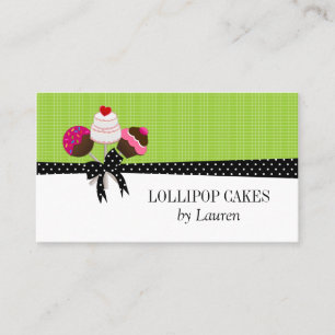 Cake Poppen Green Visitekaartje
