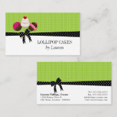 Cake Poppen Green Visitekaartje (Voorkant / Achterkant)