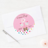 Cake Poppen Stickers Bakkerij Schattigee Stippen R (Envelop)