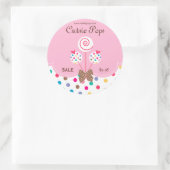 Cake Poppen Stickers Bakkerij Schattigee Stippen R (Tas)