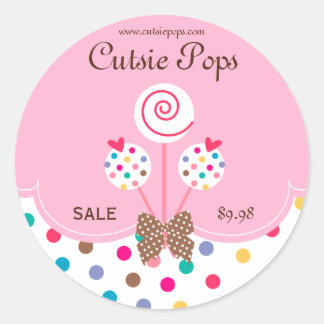 Cake Poppen Stickers Bakkerij Schattigee Stippen R