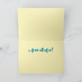 Cake Poppen Verjaardag Kaart (Binnen)