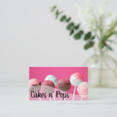 Cake Poppen Winkelen cupcakes bakkerij catering Bu Visitekaartje (Staand voorkant)