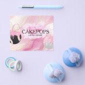 Cake Pops Baker Bakery Treats Pink Flyer (Enkel)