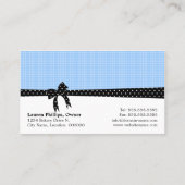 Cake Pops Blauw Visitekaartje (Achterkant)