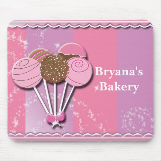 Cake pops Cake Pop Bakkerij Snoepjes Muismat (Voorkant)