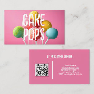 Cake Pops QR Visitekaartje
